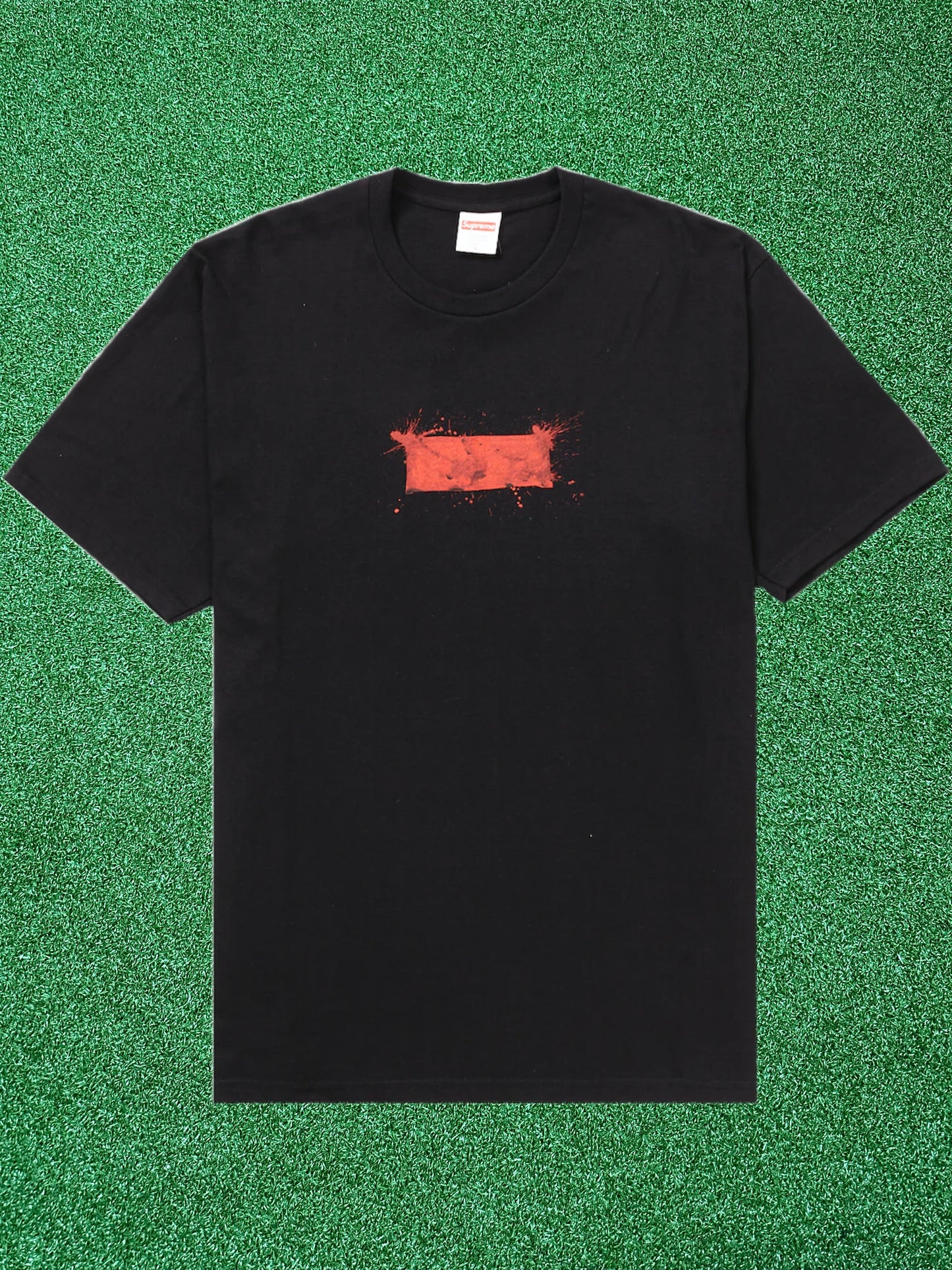 Camiseta negra con logo de Supreme Ralph Steadman