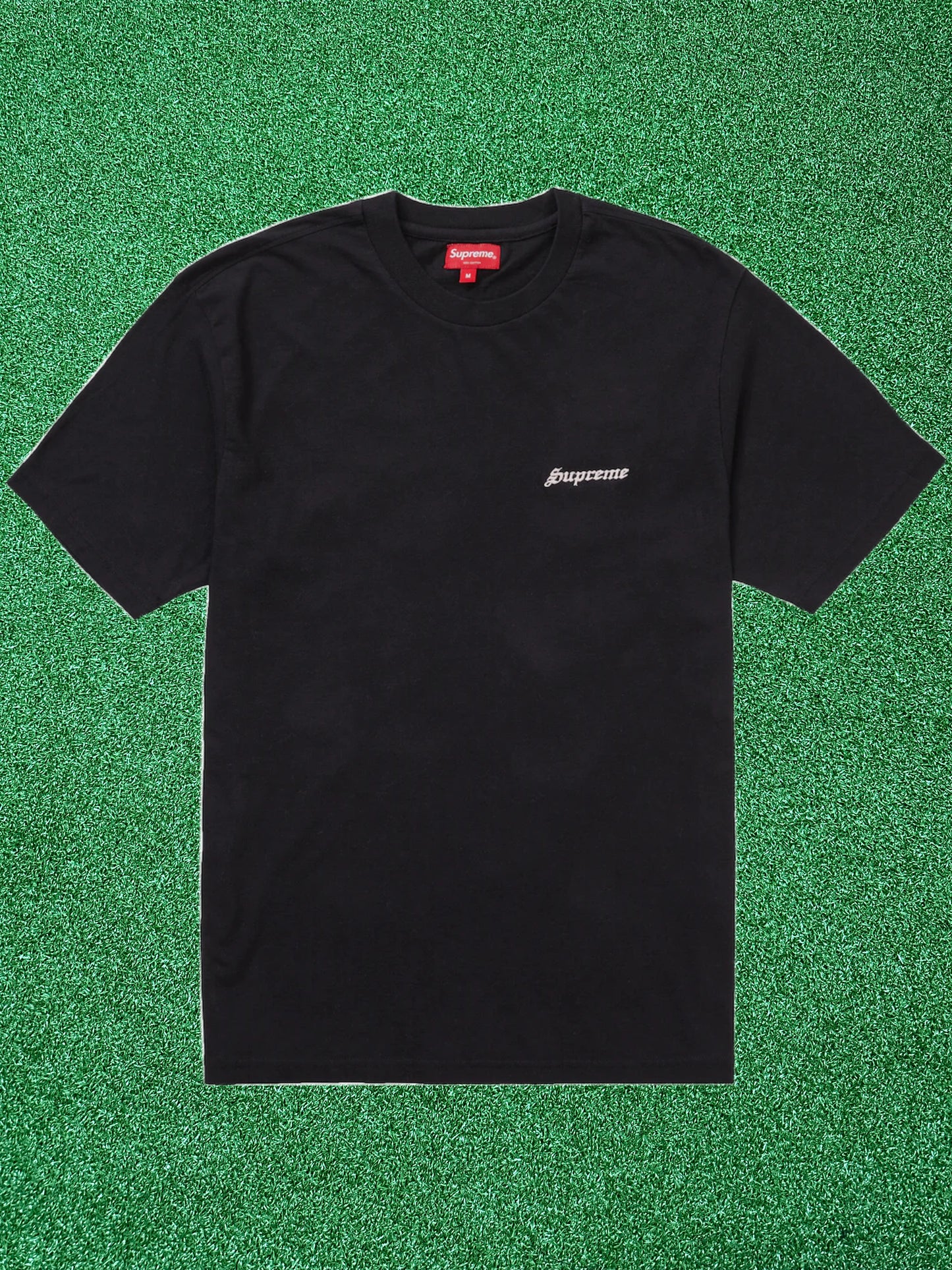 Camiseta Supreme Washed de manga corta negra
