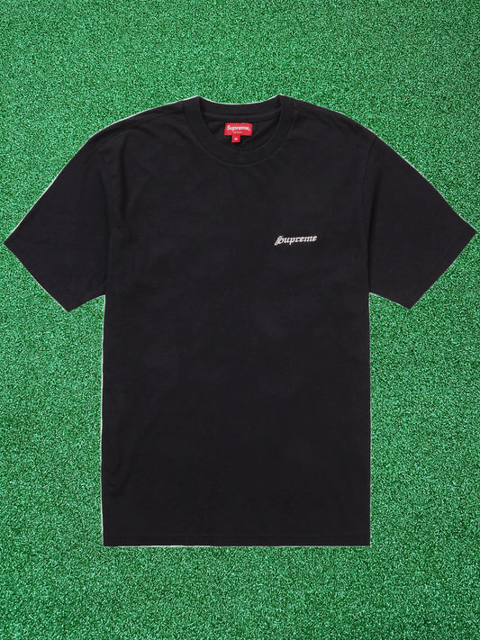 Camiseta Supreme Washed de manga corta negra