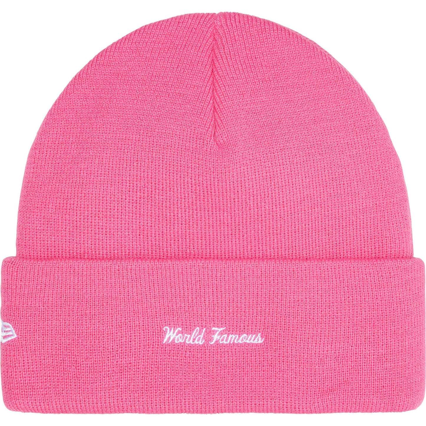Supreme New Era Box Logo Beanie Magenta FW25