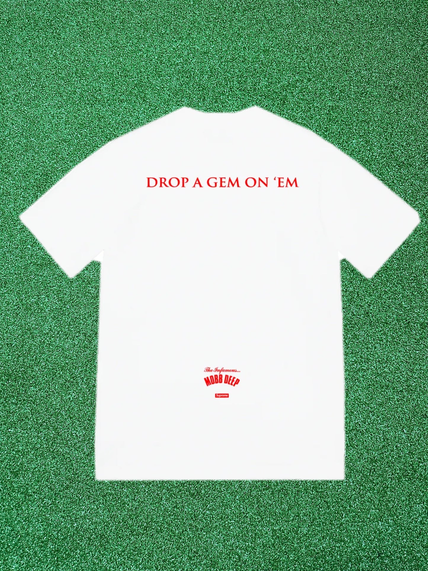 Camiseta blanca Supreme Mobb Deep Dragon