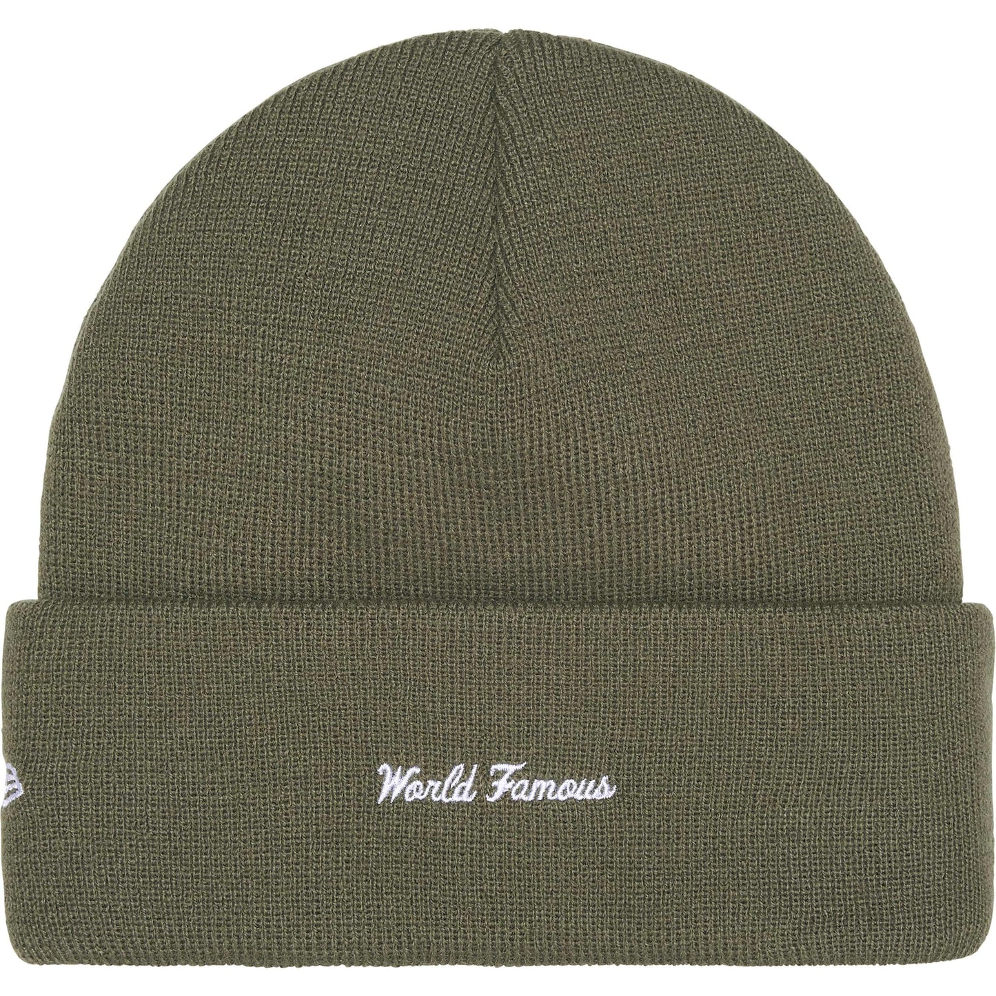 Supreme New Era Box Logo Beanie Light Olive FW25