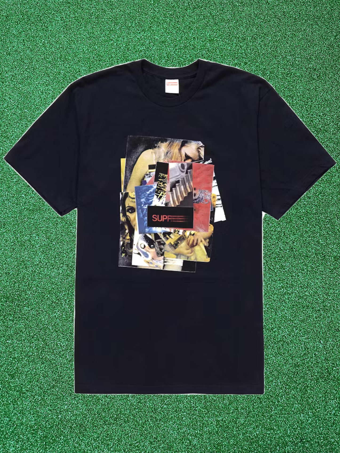 Camiseta Supreme Stack azul marino