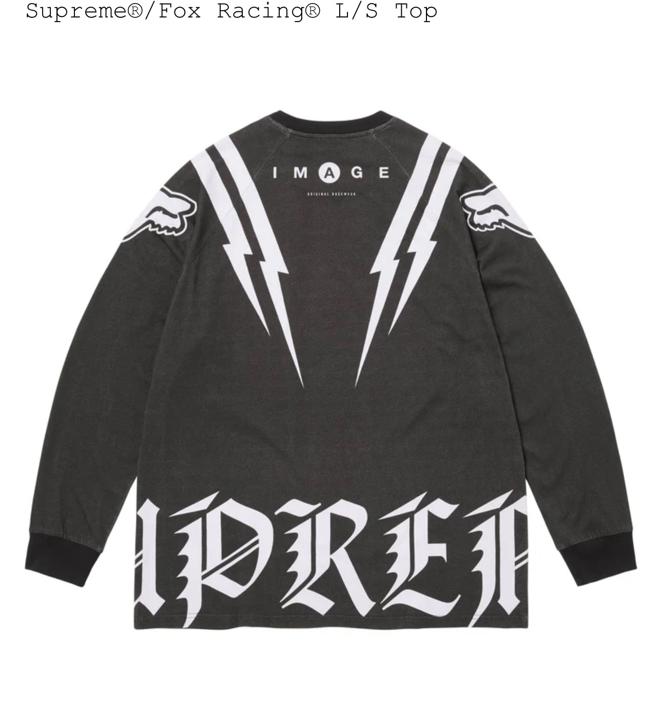 Supreme Fox Racing Long Sleeve Tee