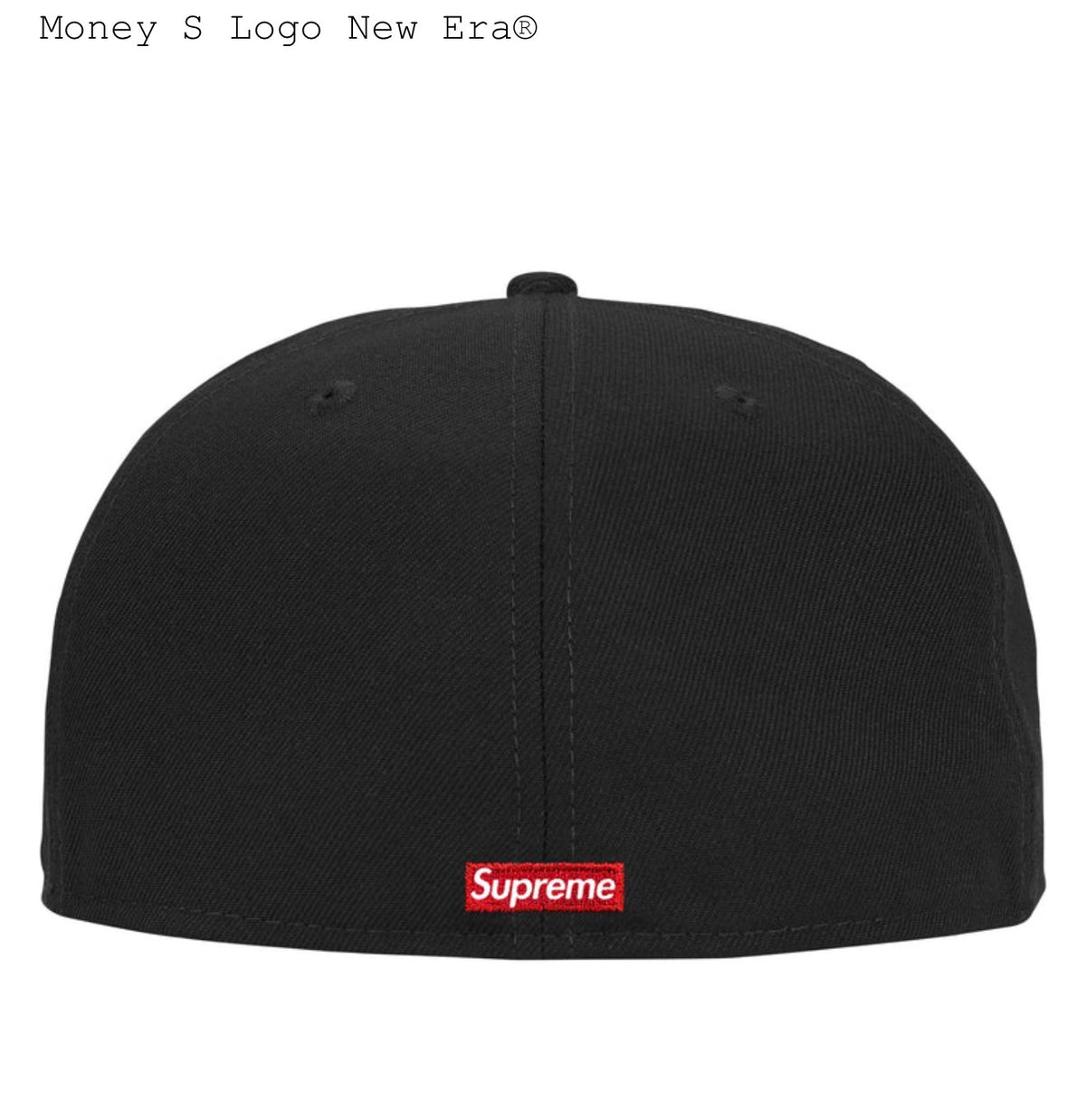 Supreme Money S Logo New Era Black Hat