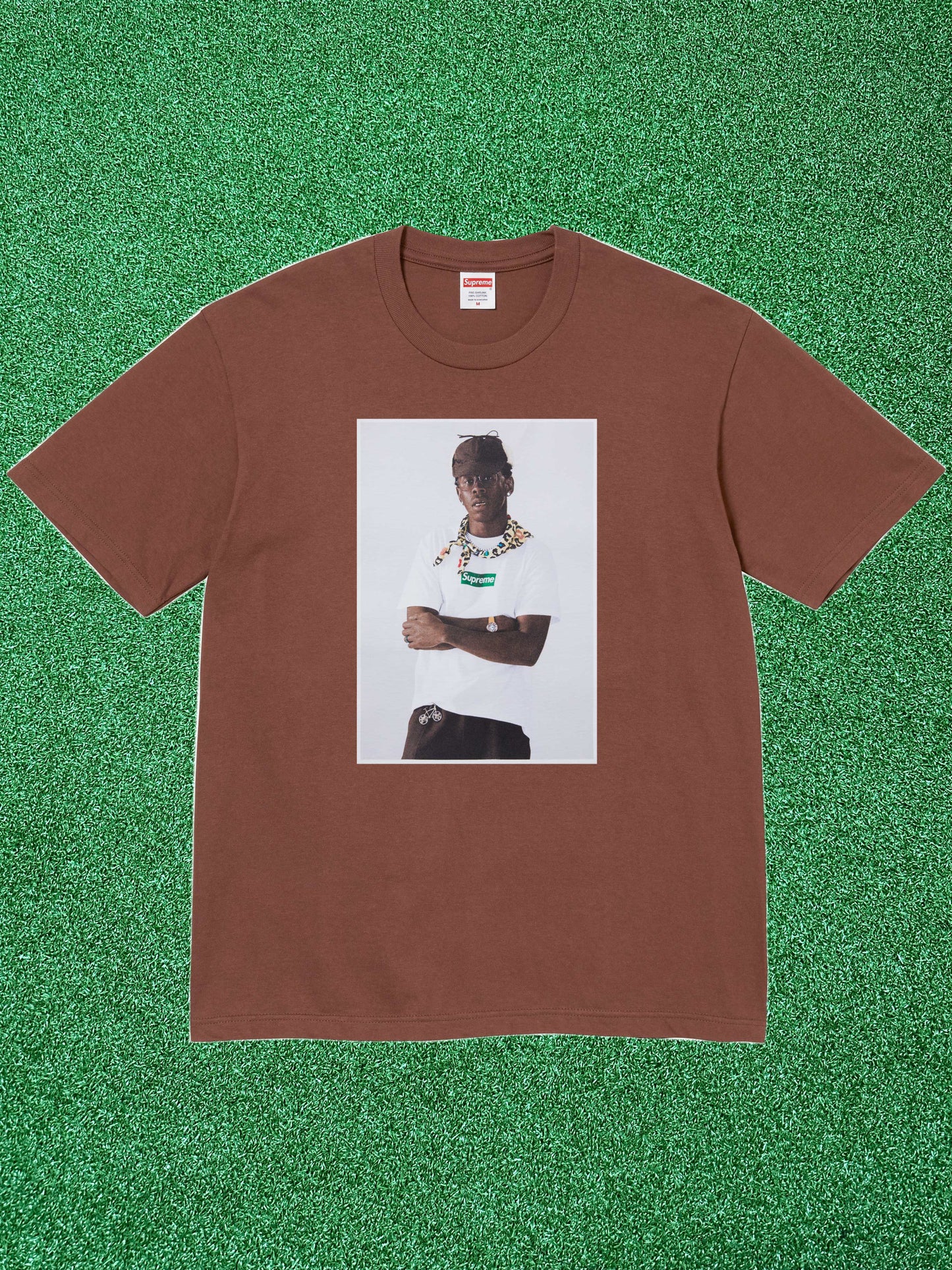 Camiseta Tyler The Creator de Supreme en color marrón