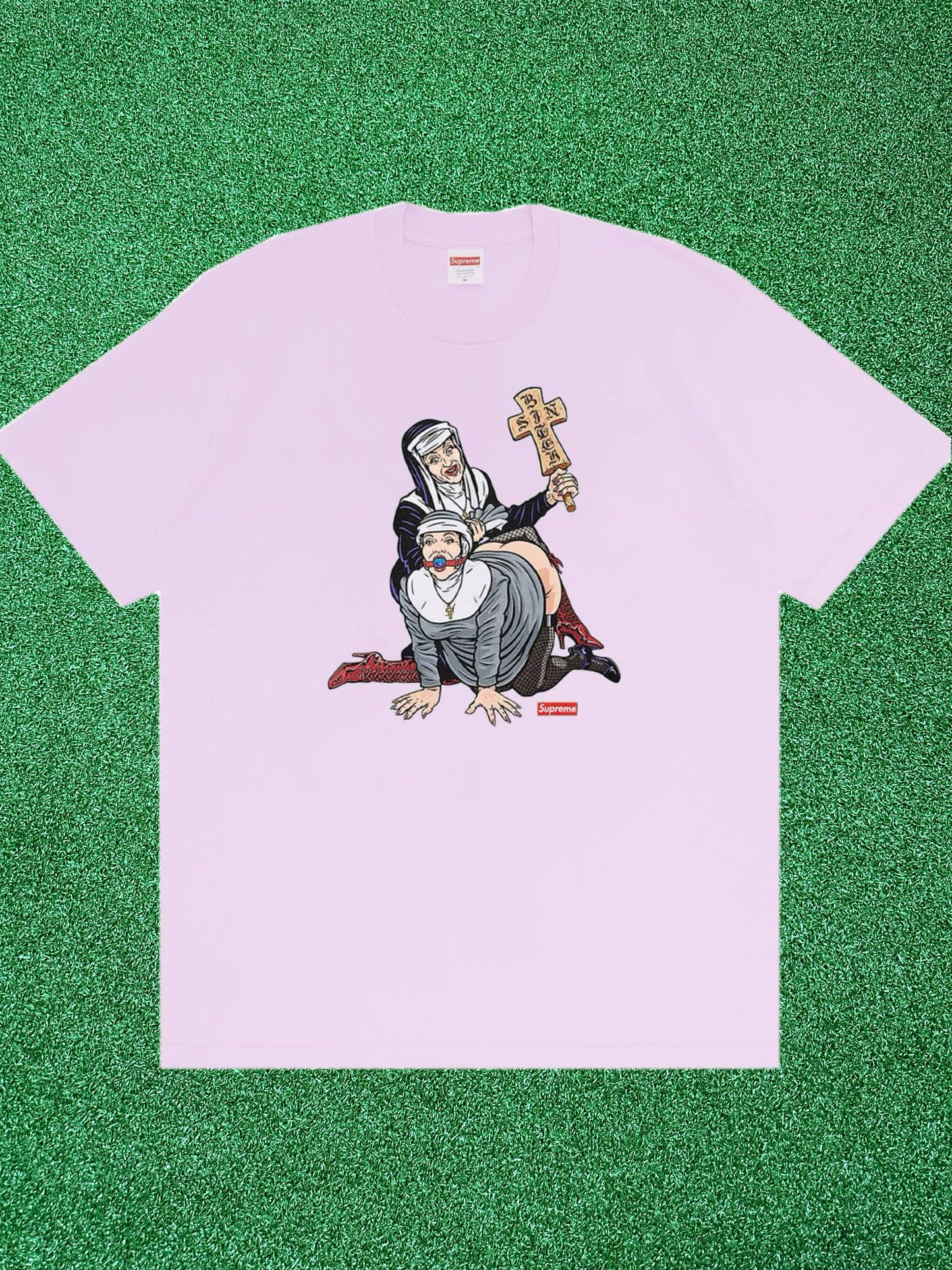 Camiseta Supreme Nuns violeta claro