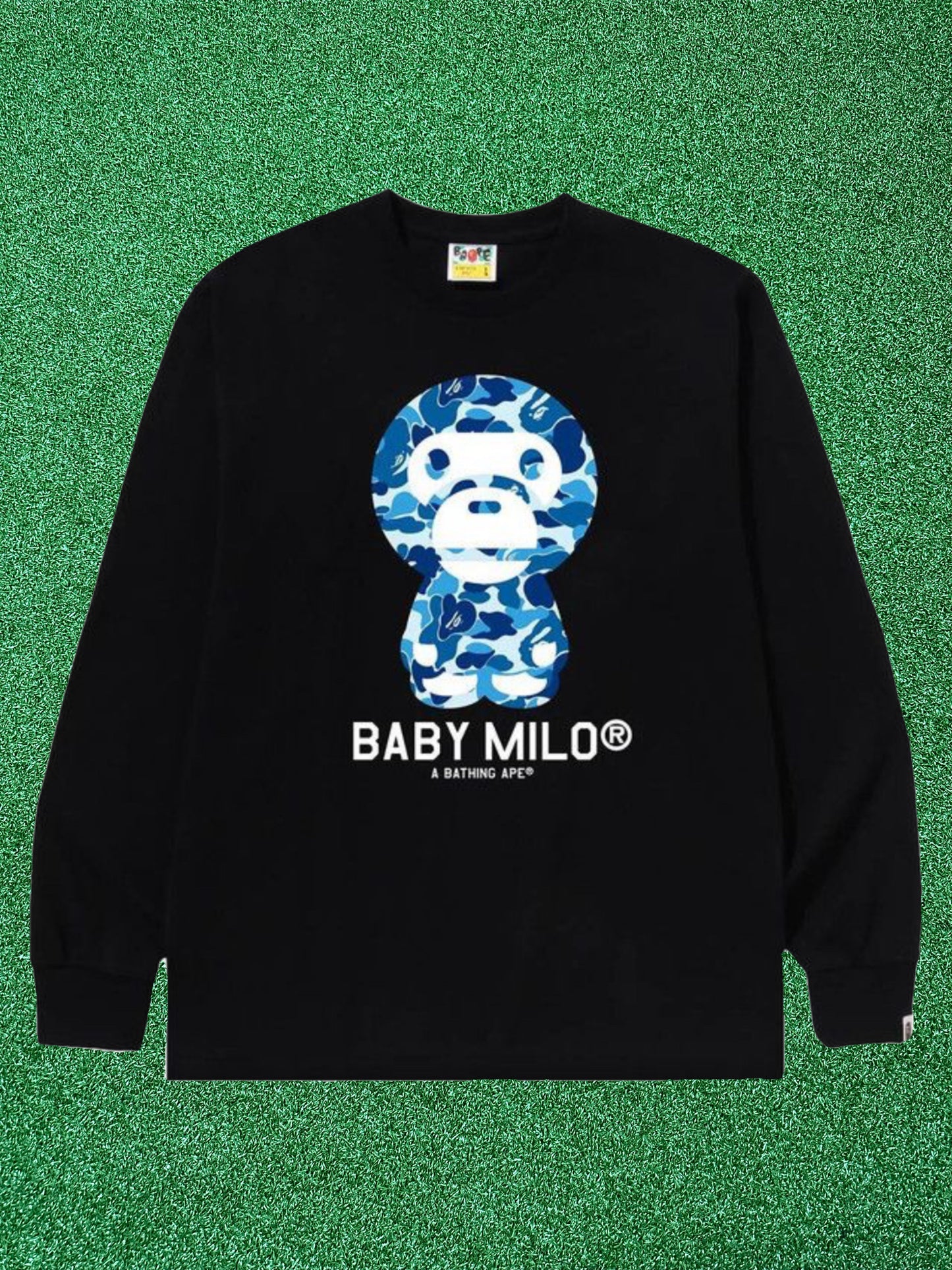 Bape ABS Camo Baby Milo Long Sleeve Tee