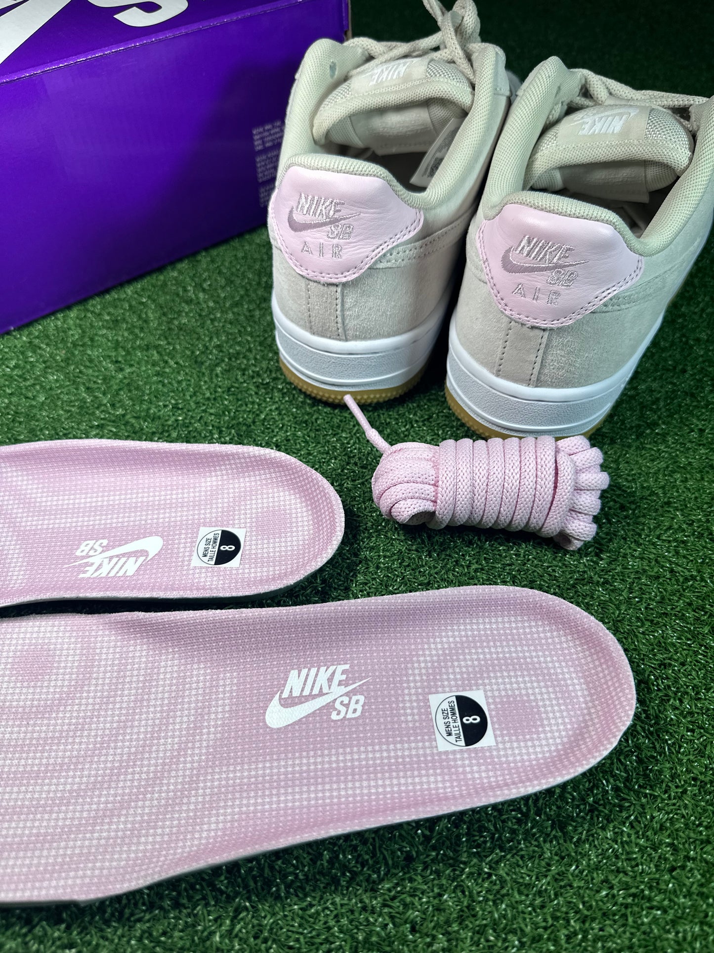 Nike Air Force 1 Low SB Light Orewood Brown Pink