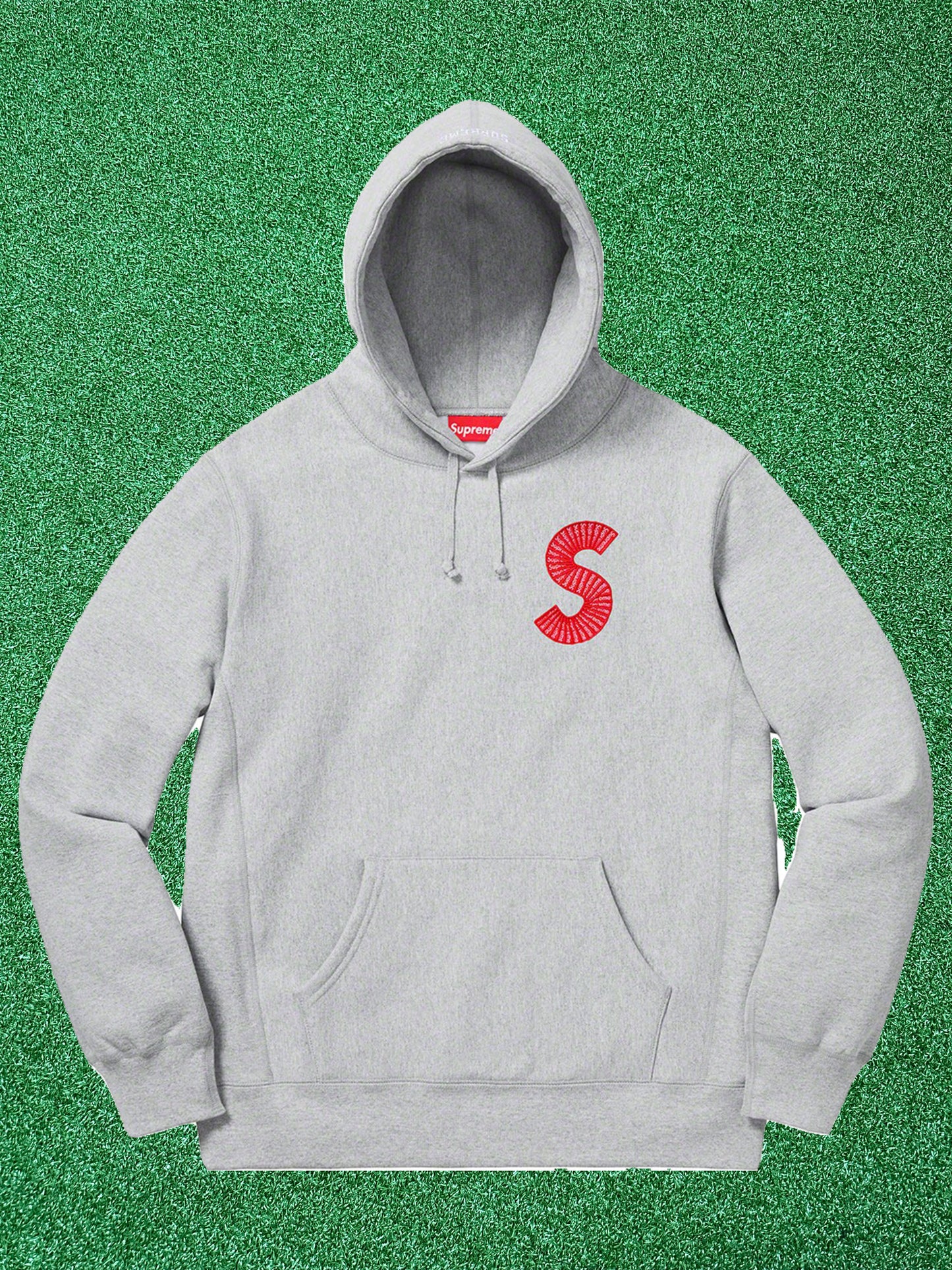 Supreme S Logo Hoodie (FW20) - Heather Grey