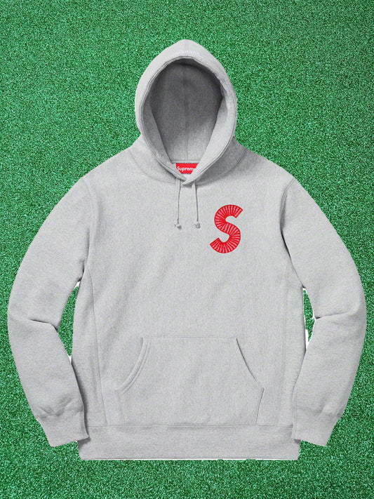 Supreme S Logo Hoodie (FW20) - Heather Grey