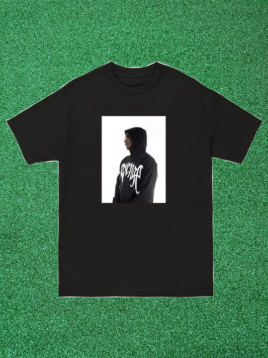 Camiseta negra con foto de Young Thug de Revenge