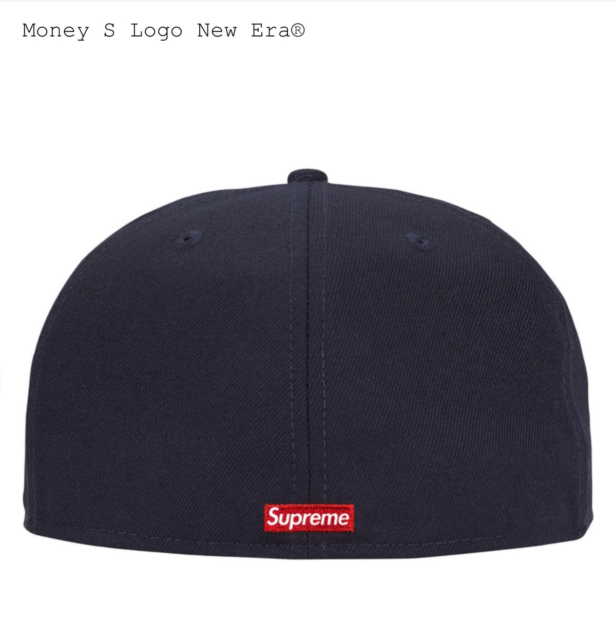Supreme Money S Logo New Era Navy Hat