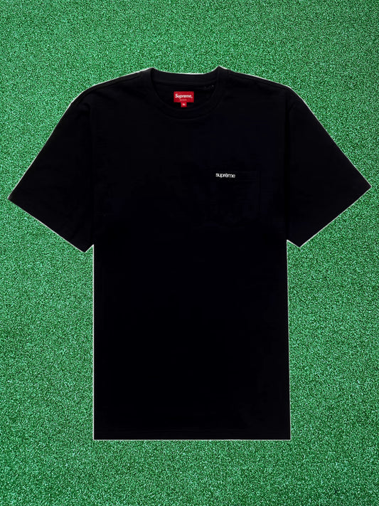 Camiseta de manga corta con bolsillo Supreme (otoño/invierno 2022) negra
