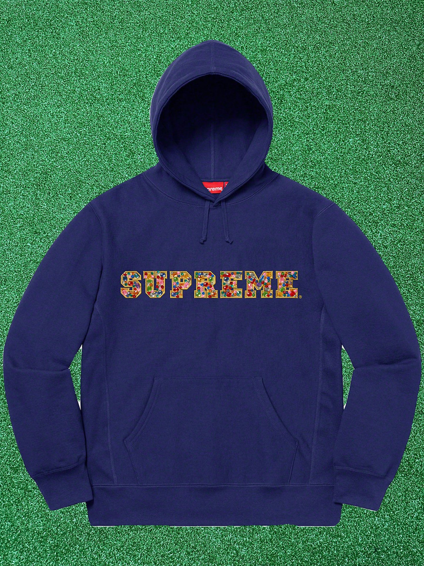 Supreme Jewels Hooded Sweatshirt Dark Royal (FW20)