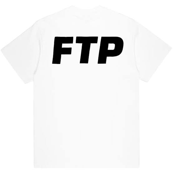 FTP Fuck The Population Flocked Logo Tee