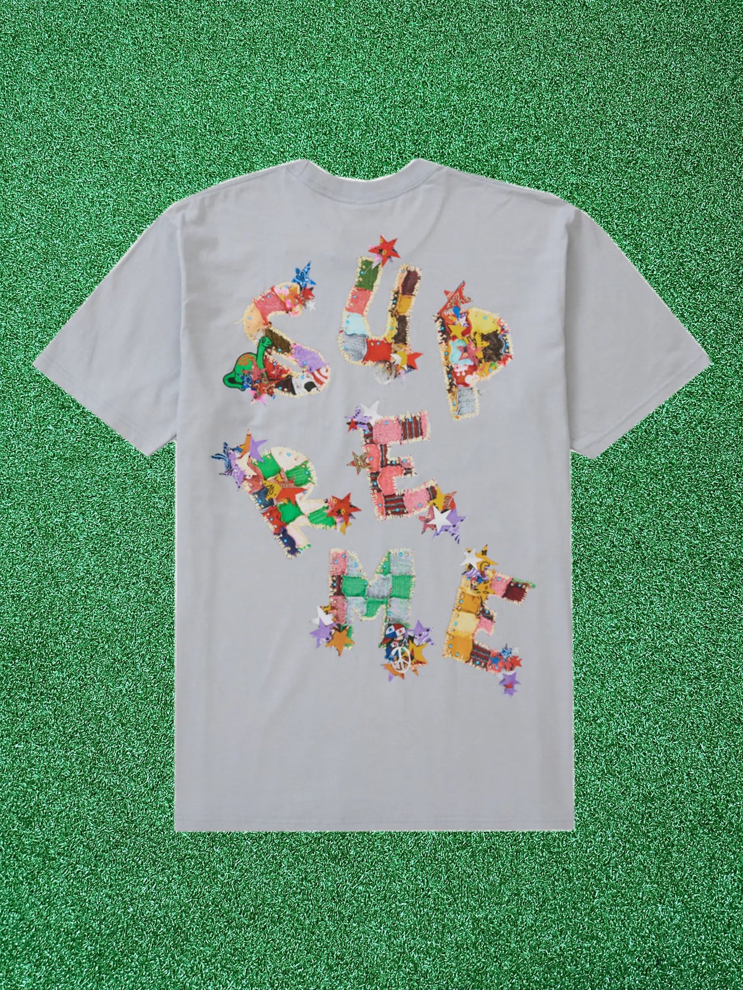 Camiseta Supreme Patchwork Cemento