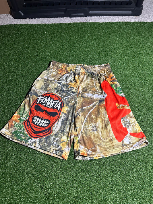 Custom FK Mesh Shorts – Camo Inspired Streetwear (S–3XL)