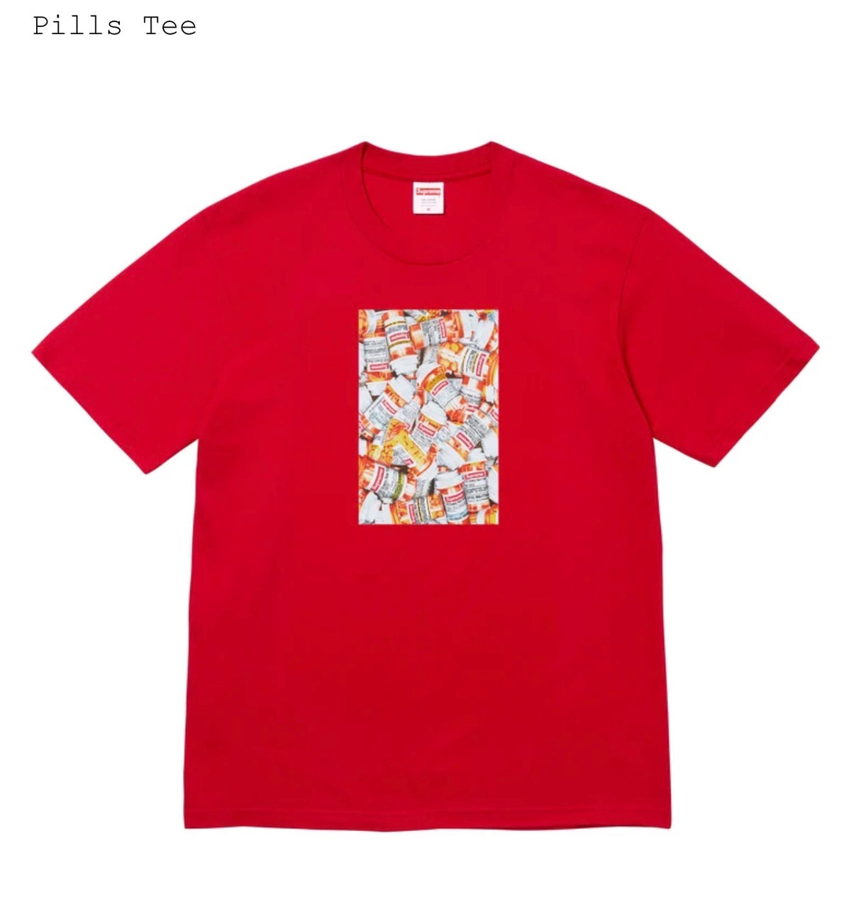 Supreme Pills Red Tee FW26