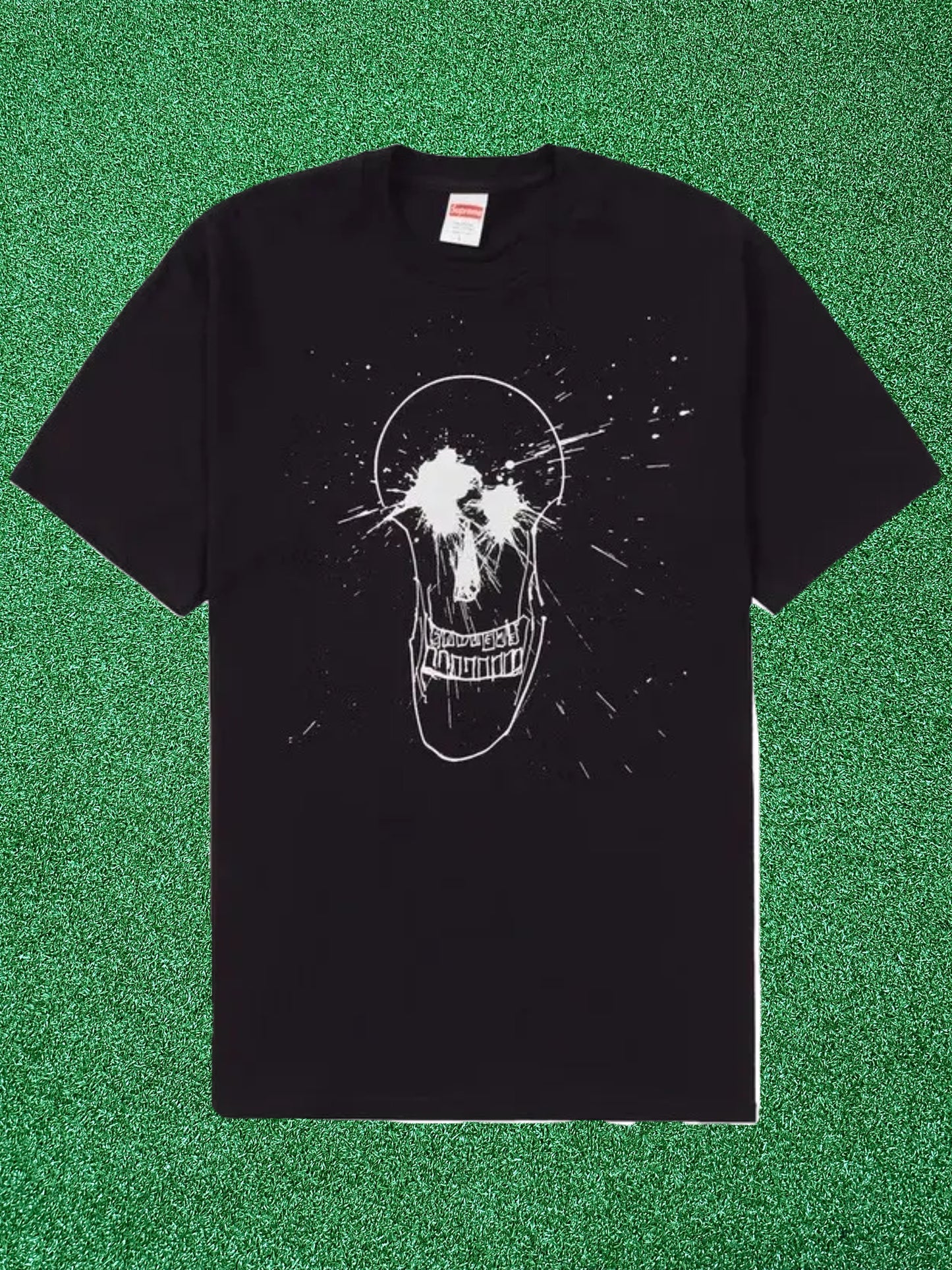 Camiseta negra con calavera de Ralph Steadman de Supreme