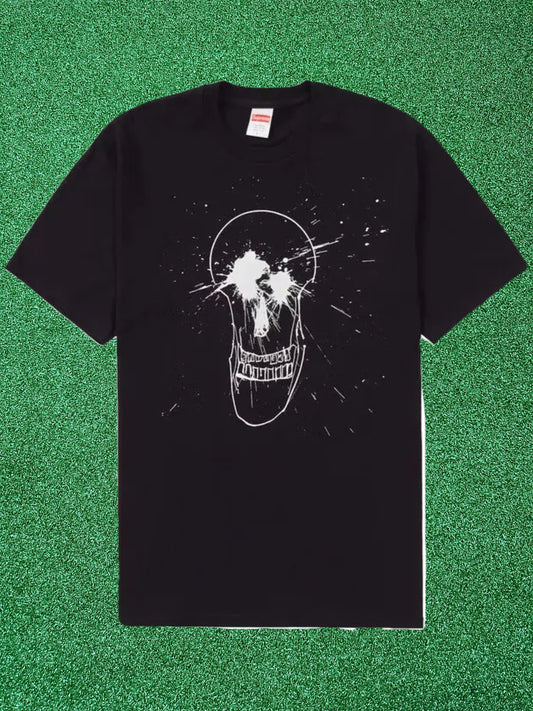 Camiseta negra con calavera de Ralph Steadman de Supreme
