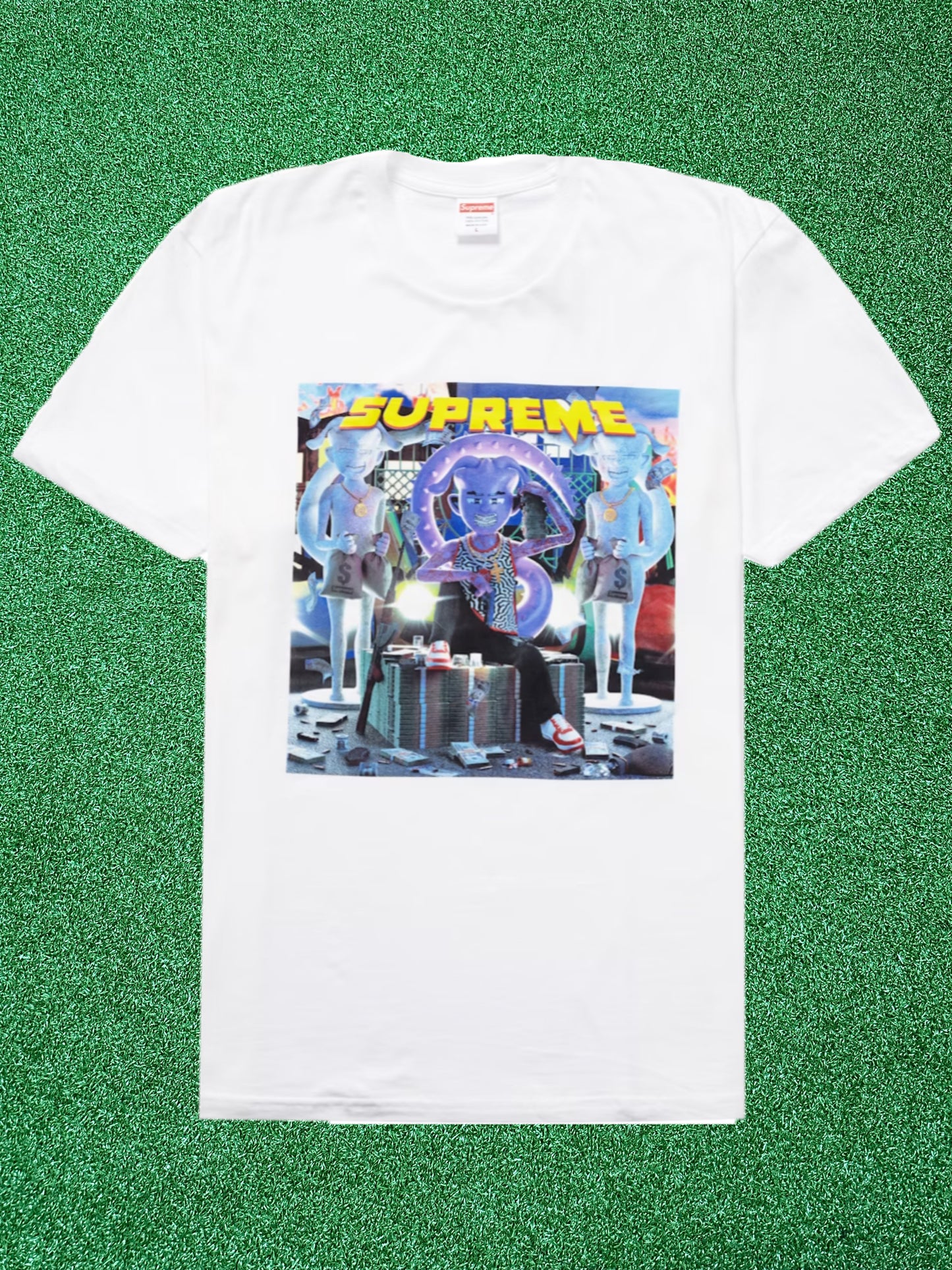 Camiseta blanca Supreme Richest