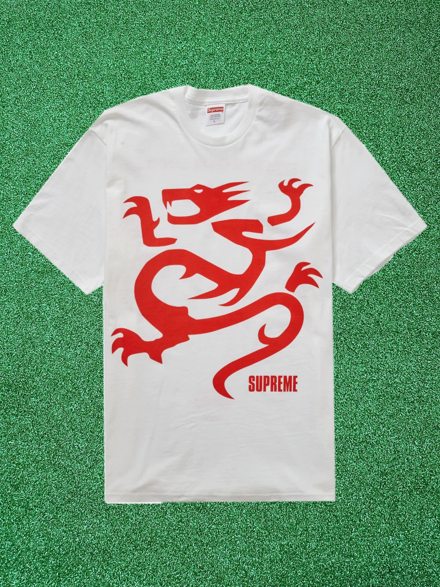 Camiseta blanca Supreme Mobb Deep Dragon