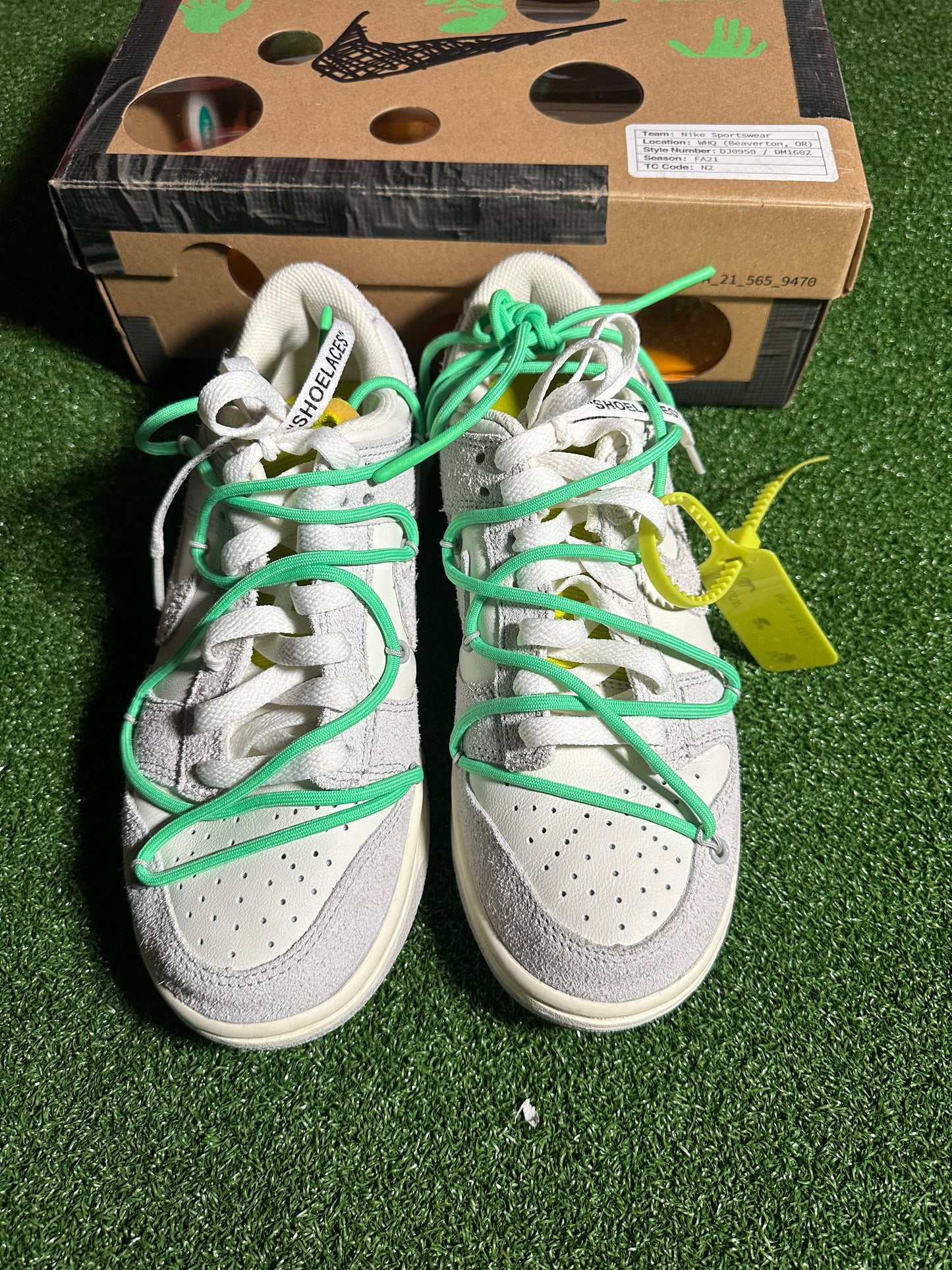 Nike Dunk Low Off-White Lot 14 USED