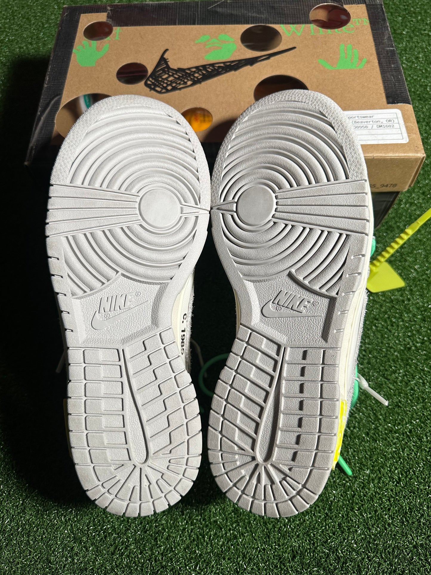 Nike Dunk Low Off-White Lot 14 USED