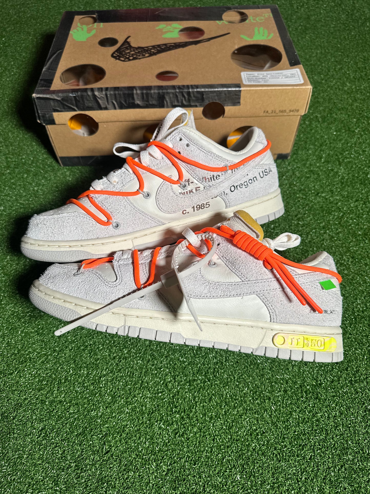 Nike Dunk Low Off-White Lot 11 USED