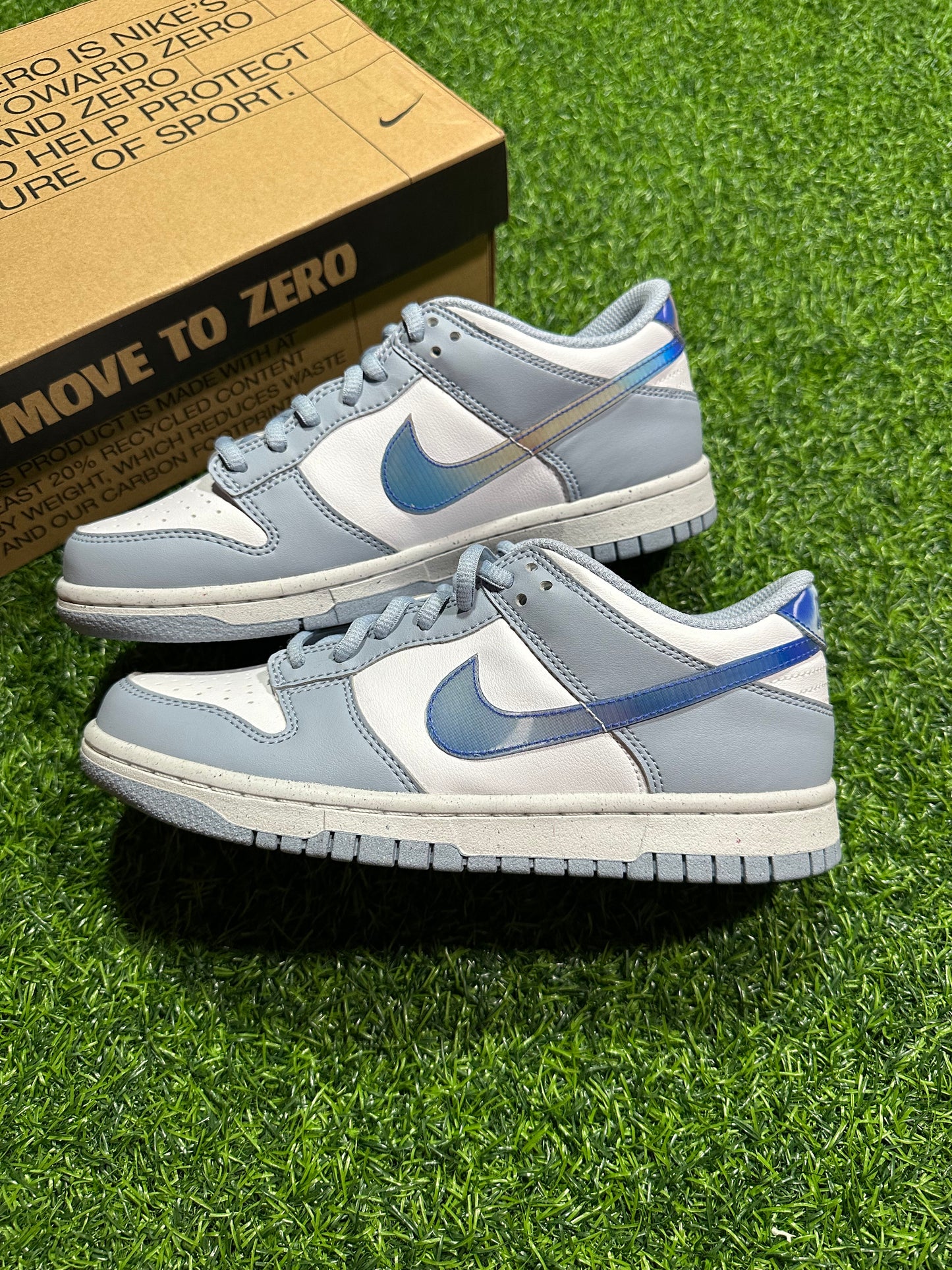 Nike Dunk Low Next Nature - Blue Whisper Iridescent (GradeSchool)