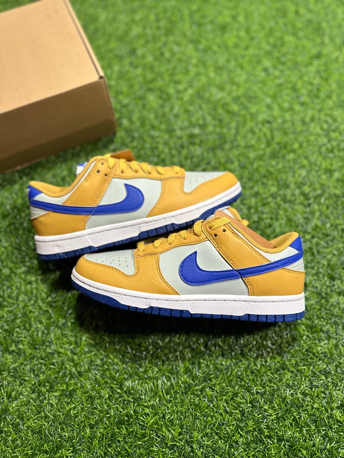 Nike Dunk Low Next Nature - Wheat Gold Royal (Women's)