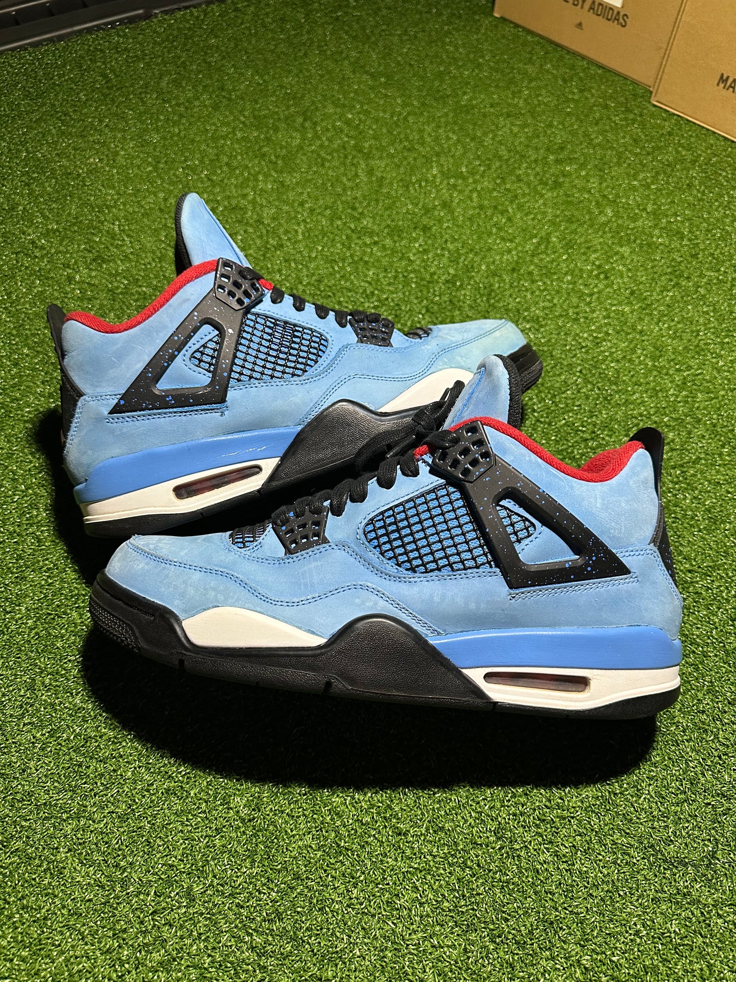 Jordan 4 Retro Travis Scott Cactus Jack Preowned No Box