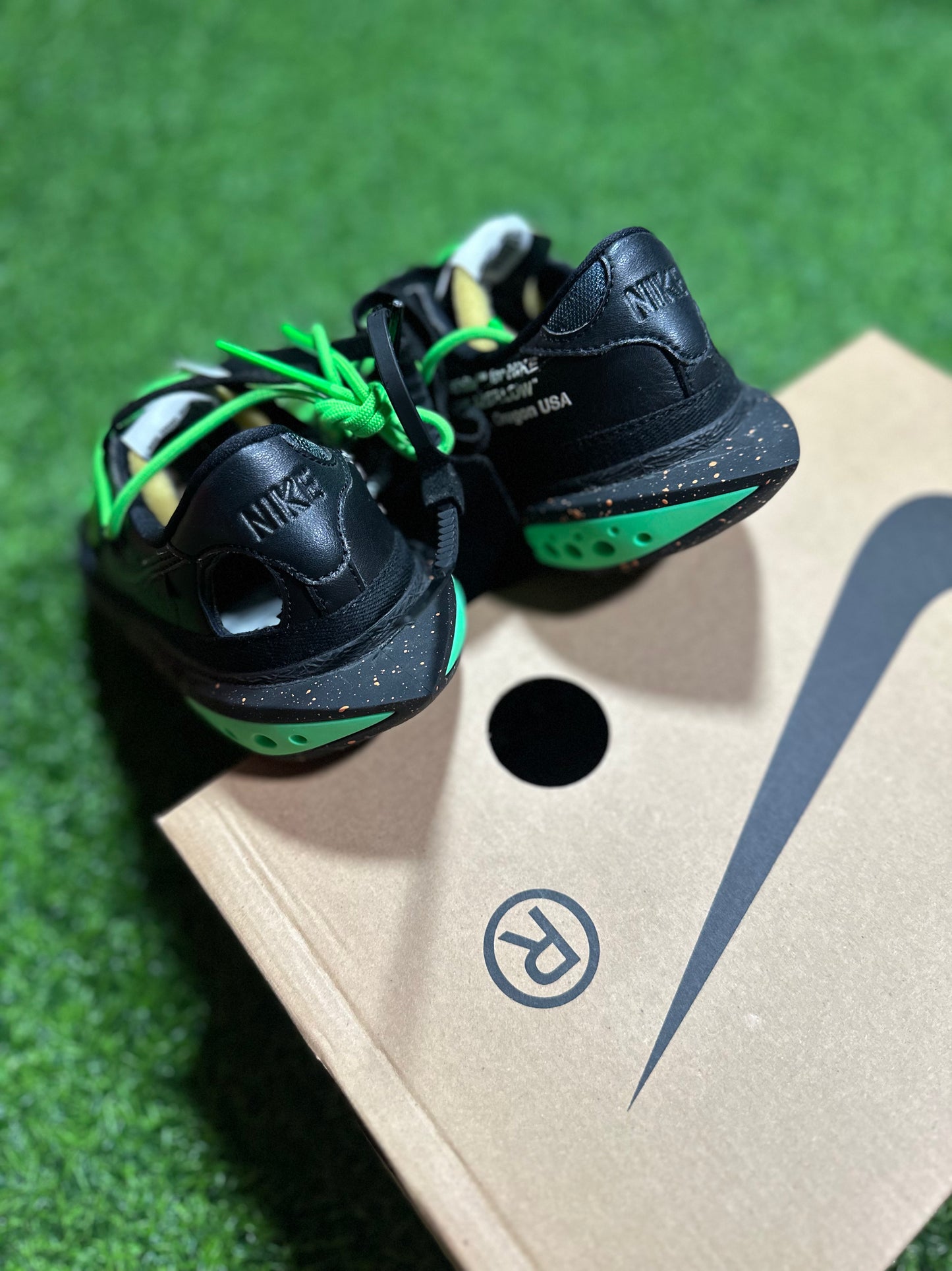 Nike Blazer Low Off-White - Black Electro Green