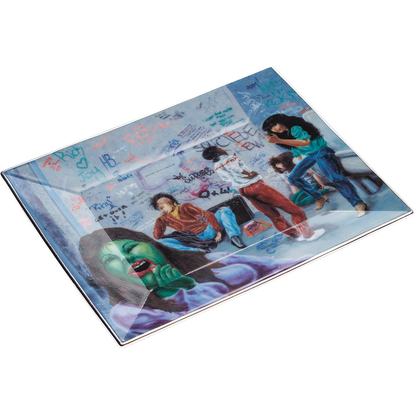 Bandeja de cerámica para cuarto de baño de damas Supreme Lady Pink Multicolor