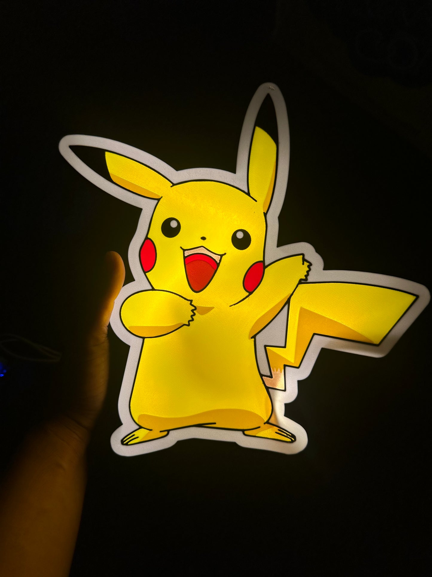 Custom 3D Print Light Box Pikachu