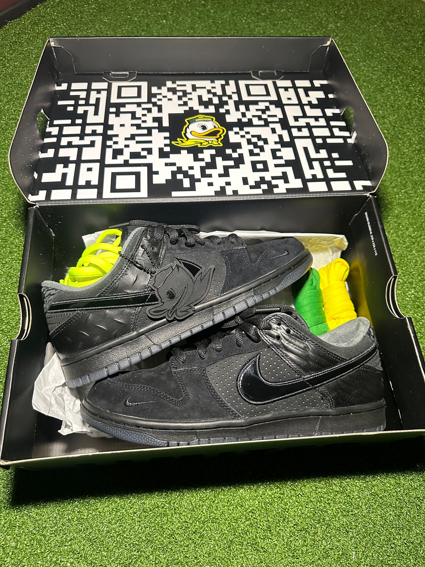 Nike Dunk Low “Ducks of a Feather” Black University of Oregon PE – Limited Edition