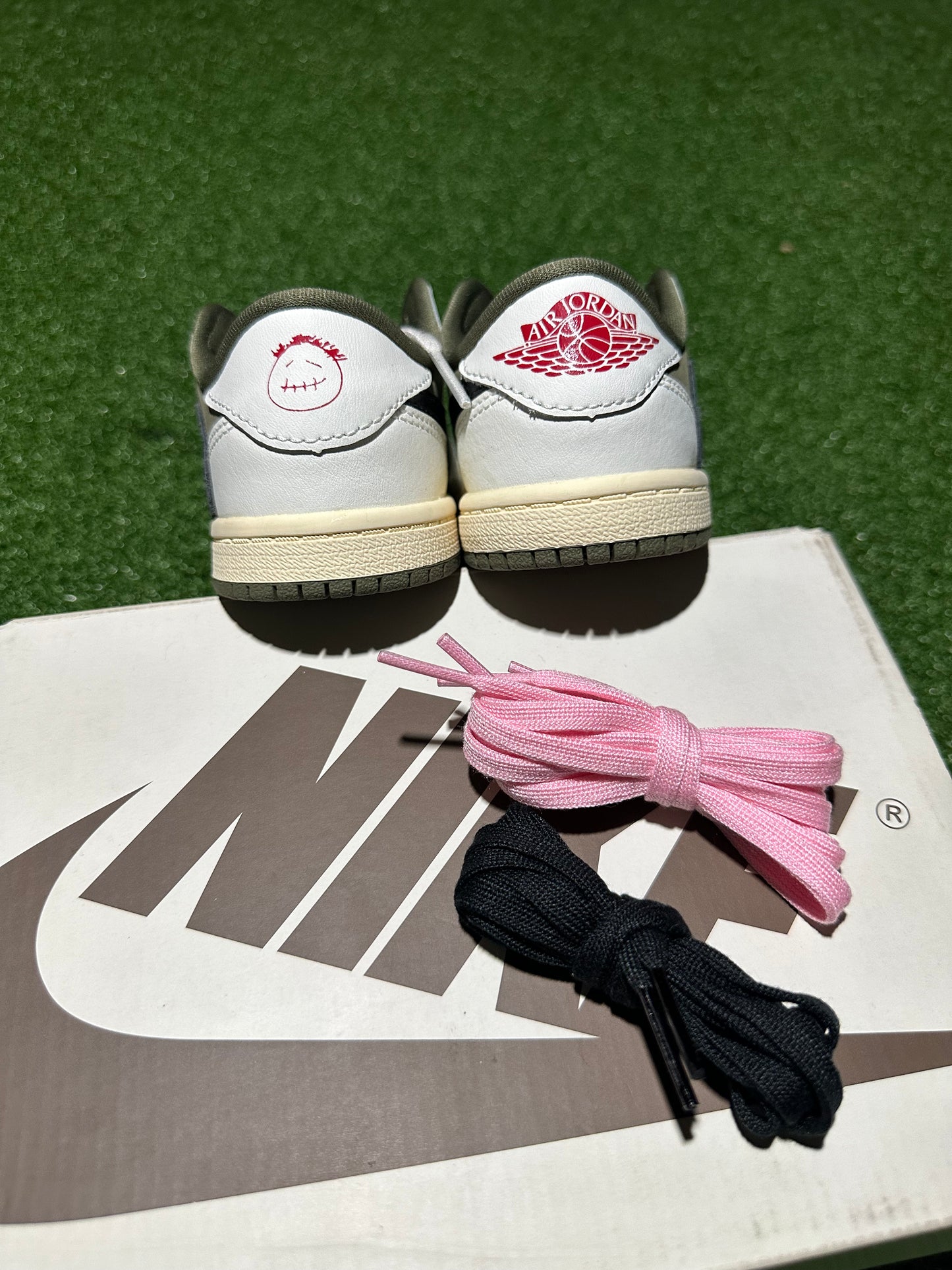 Jordan 1 Retro Low OG SP Travis Scott Medium Olive (Toddler)