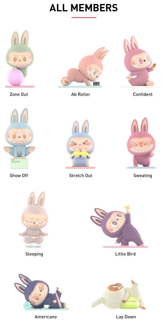 Lazy Yogo Labubu Blink Box