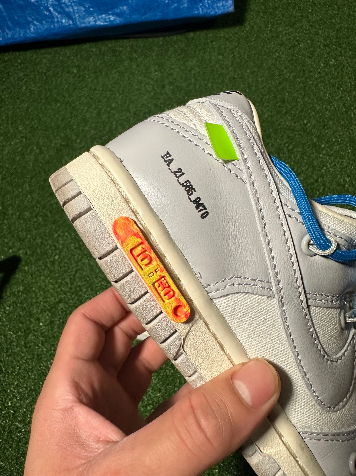 Nike Dunk Low Off-White Lot 10 LIKE NEW