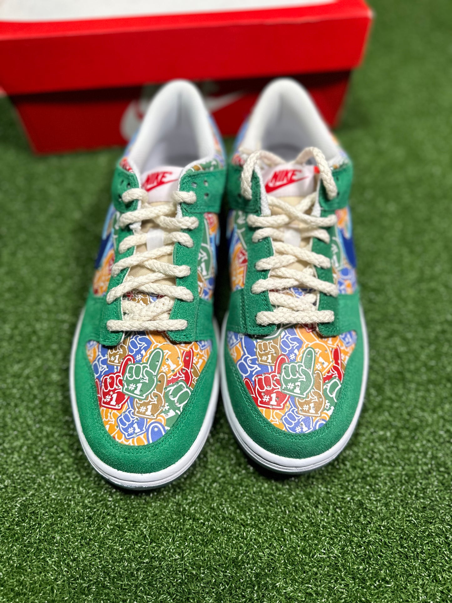 Nike Dunk Low - Dedos de espuma (escolaridad primaria)