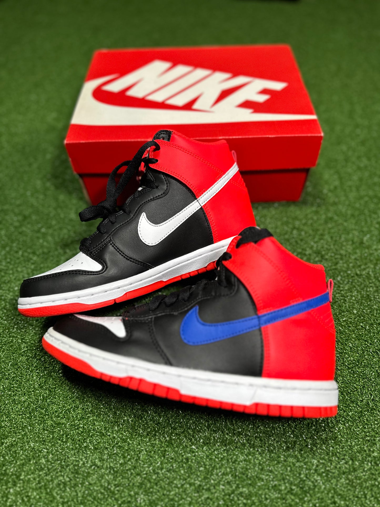 Nike Dunk High Knicks (para estudiantes de primaria)