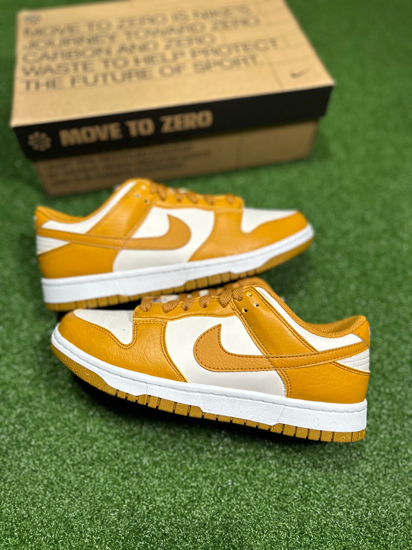 Nike Dunk Low Next Nature - Phantom Gold Suede (Women's)