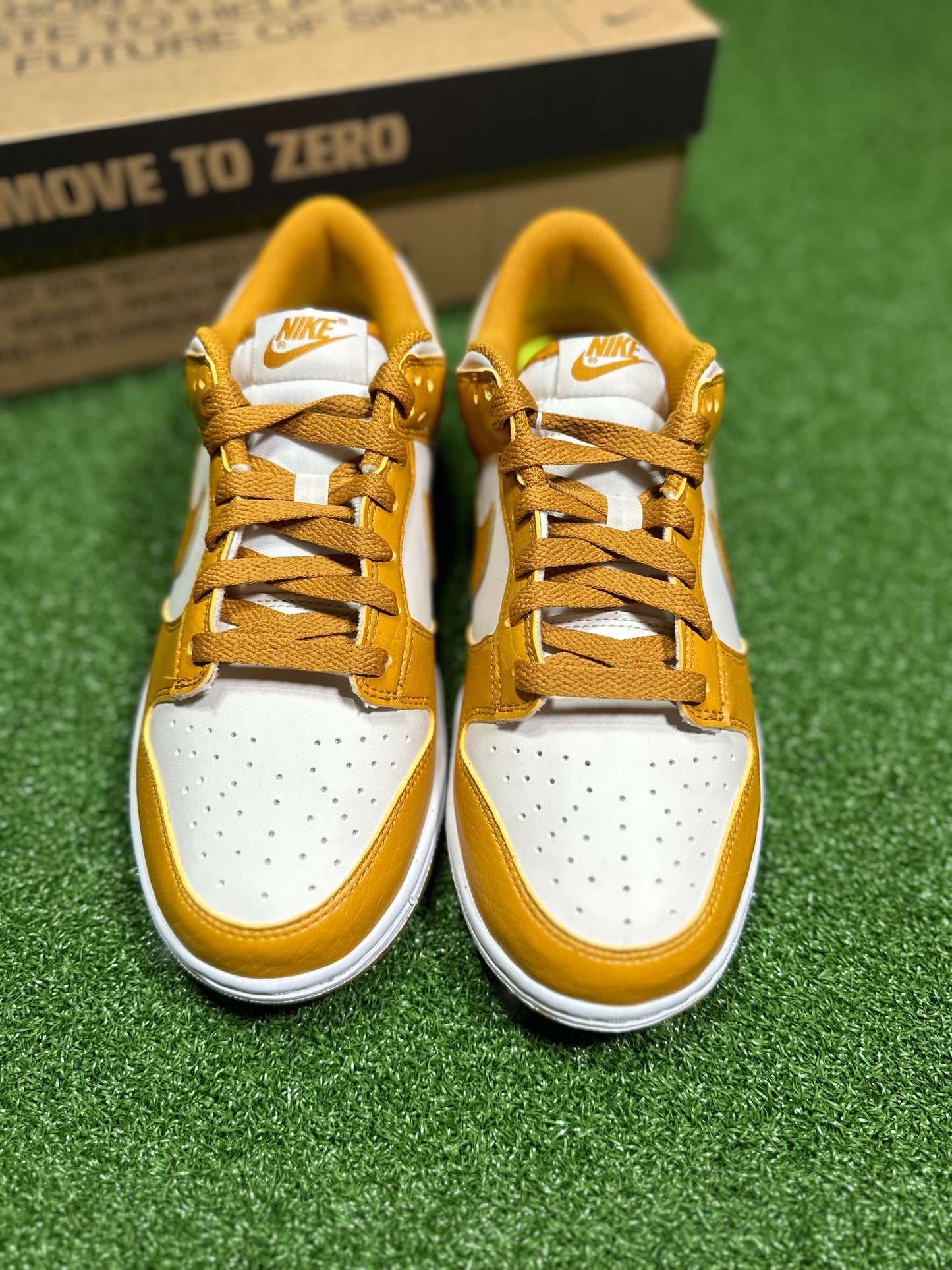 Nike Dunk Low Next Nature - Phantom Gold Suede (Women's)