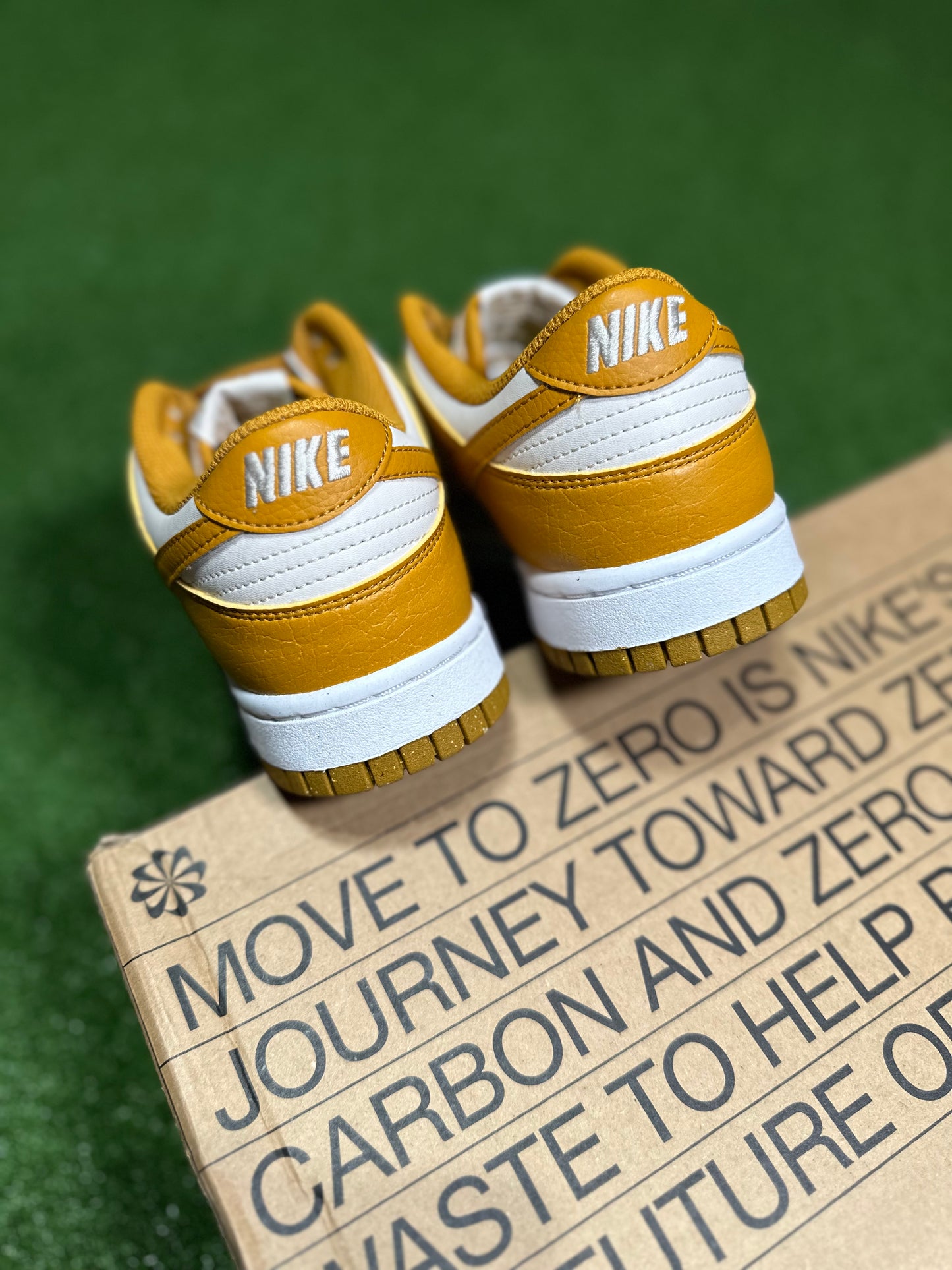 Nike Dunk Low Next Nature - Phantom Gold Suede (Women's)