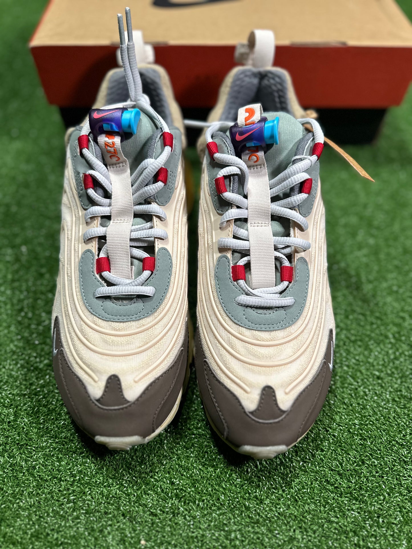 Nike Air Max 270 React ENG Travis Scott Cactus Trails TRIED ON