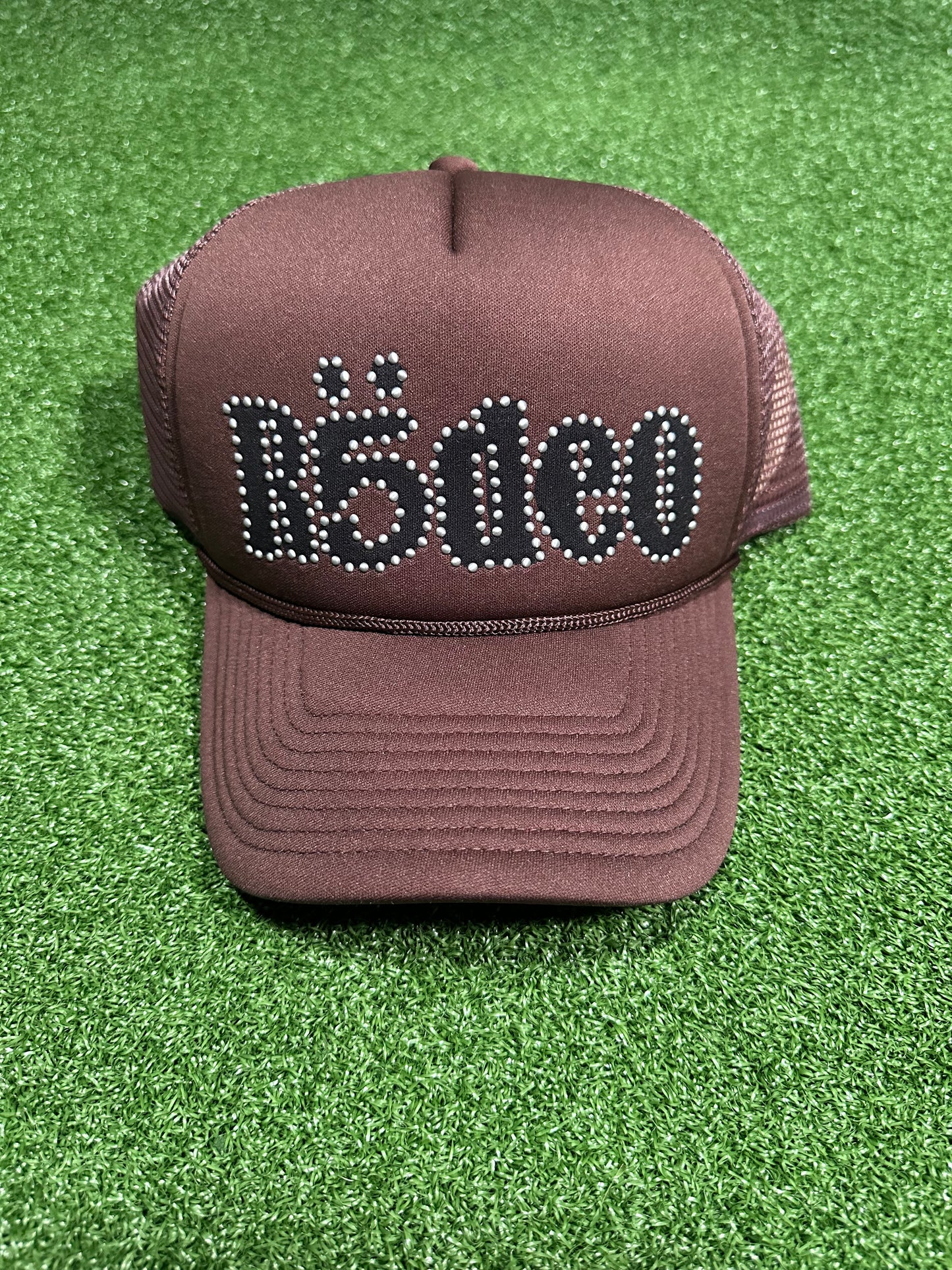 Gorra de camionero Days Before Rodeo de Travis Scott Cactus Jack x Sp5der, color marrón