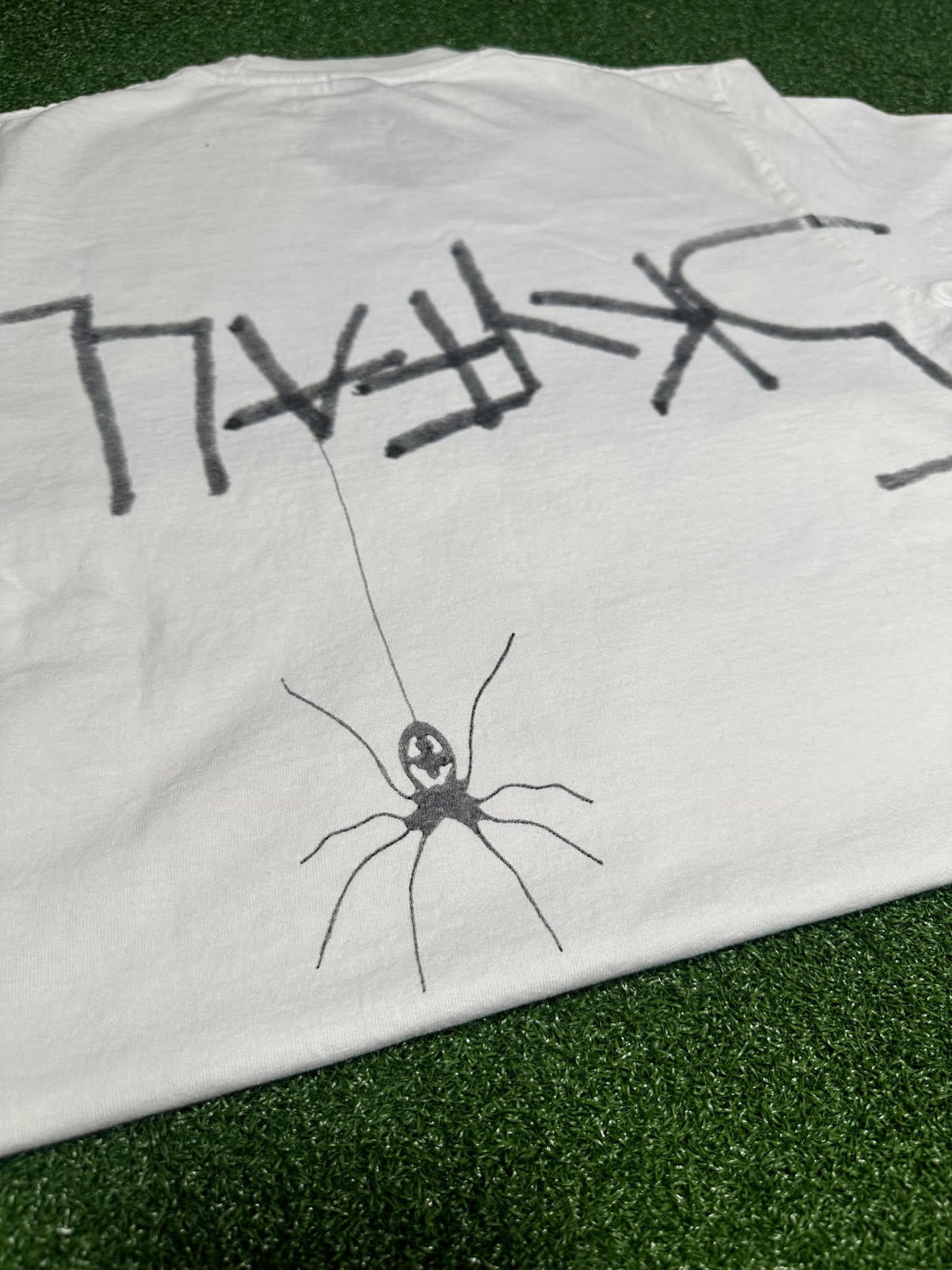 Camiseta Days Before Rodeo II de Travis Scott Cactus Jack x Sp5der, color blanco