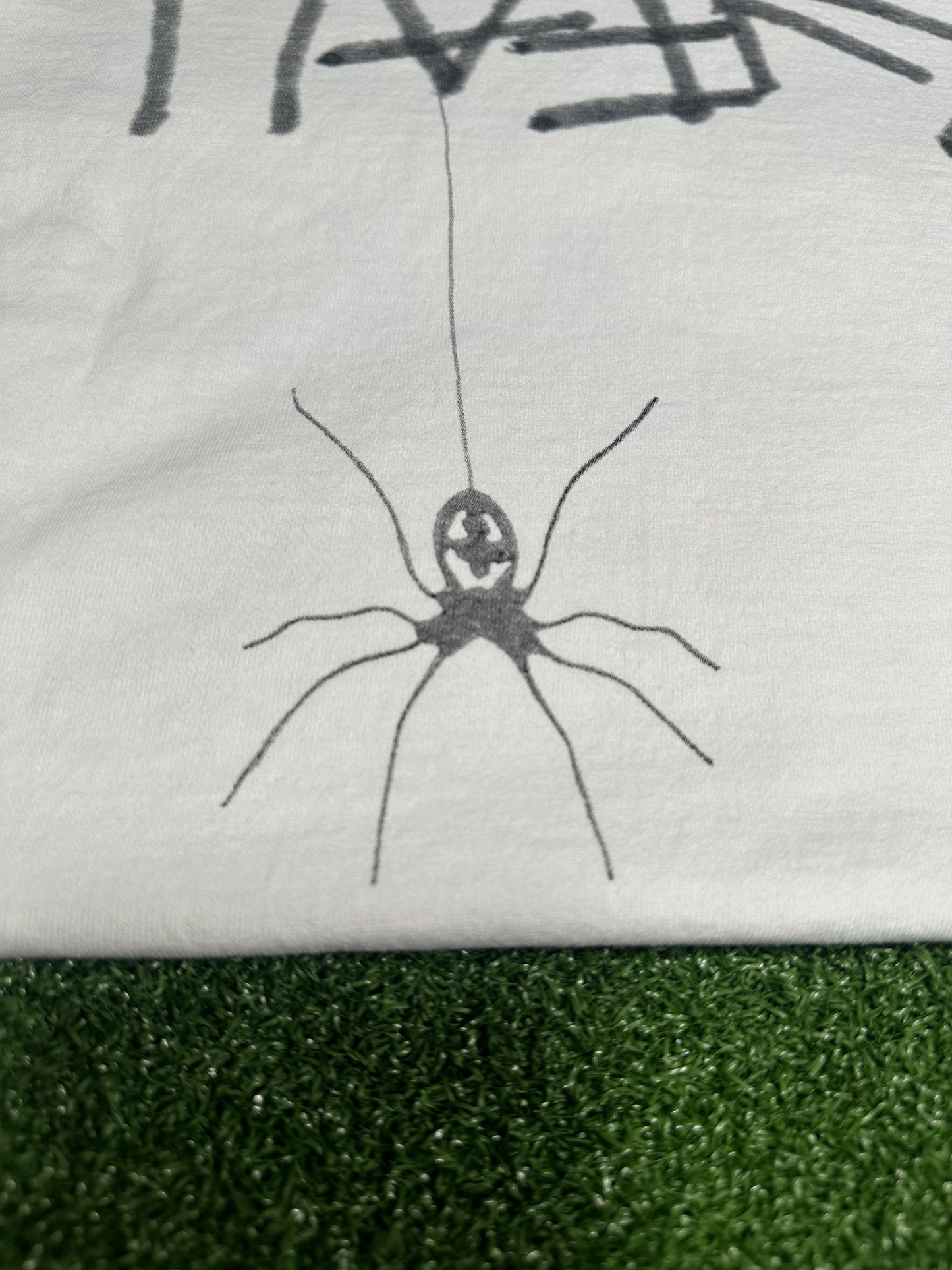 Camiseta Days Before Rodeo II de Travis Scott Cactus Jack x Sp5der, color blanco