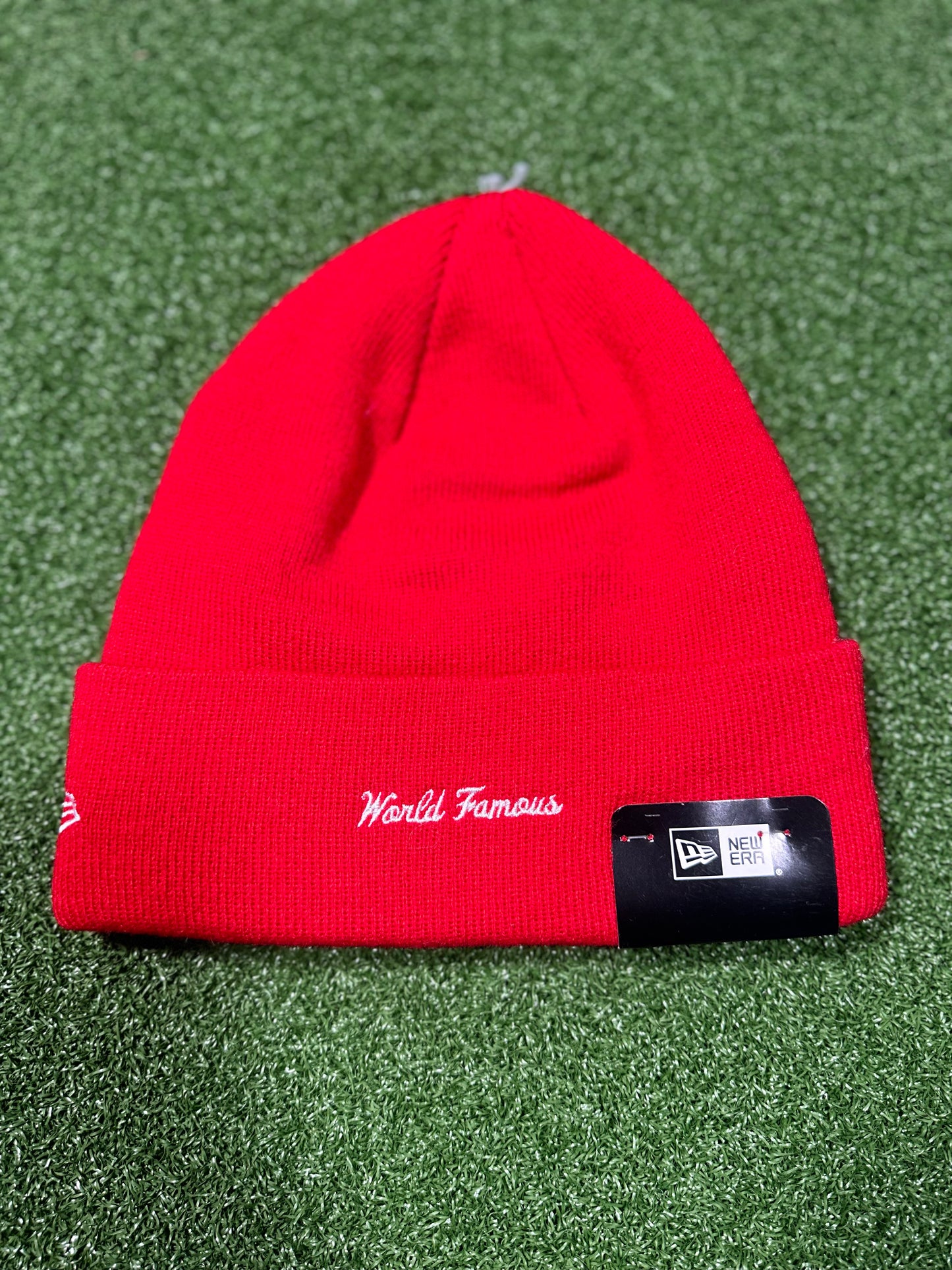 Gorro con logo en forma de bandana de Supreme New Era (otoño/invierno 2019) en rojo